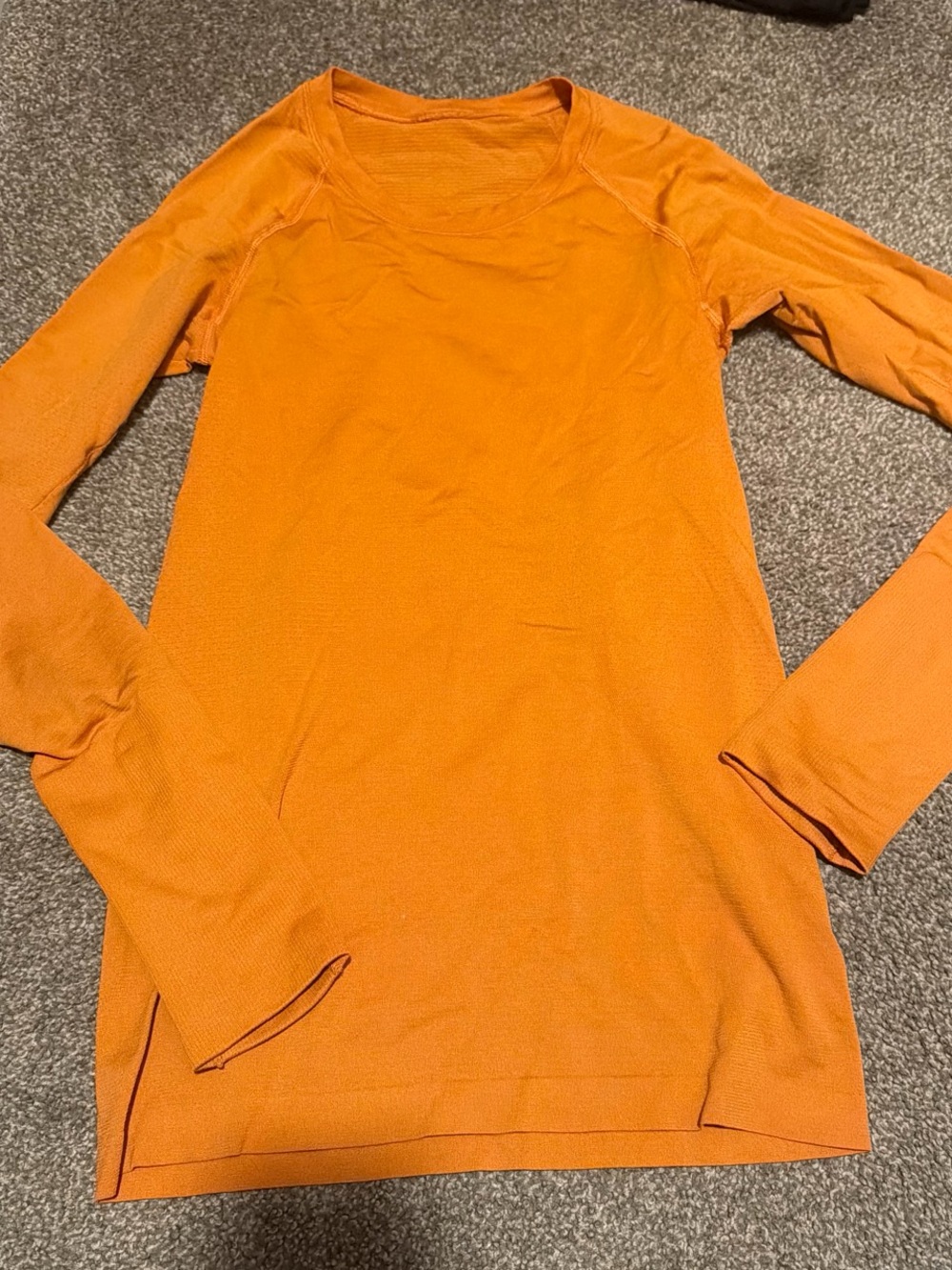lululemon athletica Orange Long-Sleeve Tunic